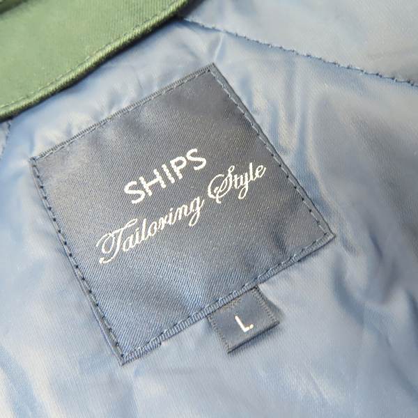 実際に弊社で買取させて頂いたSHIPS/シップス ダウンライナー付き ステンカラーコート 60027/Lの画像 2枚目