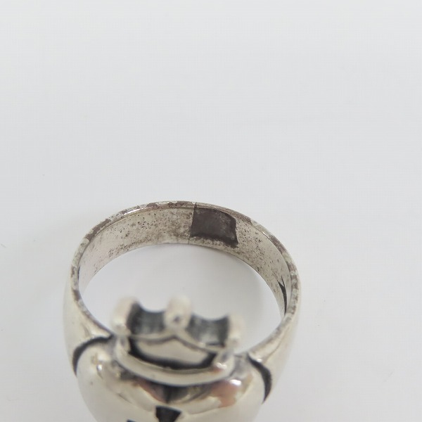 実際に弊社で買取させて頂いた【ギャラ付】CRAZY PIG/クレイジーピッグ HEART & CROWN RING - SMALL 17号の画像 5枚目