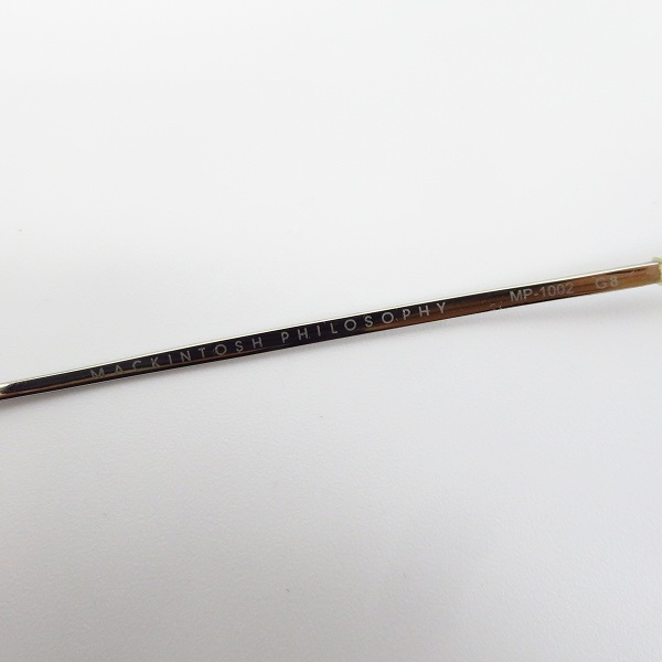 実際に弊社で買取させて頂いたMACKINTOSH PHILOSOPHY/マッキントッシュ チタンフレーム アイウェア/メガネフレーム/眼鏡 MP-1002 の画像 5枚目