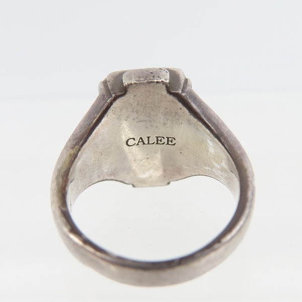 実際に弊社で買取させて頂いたCALEE/キャリー 石付き リング/指輪/10.5号の画像 5枚目