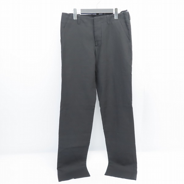 実際に弊社で買取させて頂いた【未使用】HELMUT LANG/ヘルムートラング リネン混 コットンパンツ ブラック size：46