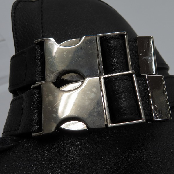 実際に弊社で買取させて頂いたBUFFALO BOBS/バッファローボブズ ハイカット スニーカー ブラック SAB8747/41の画像 6枚目