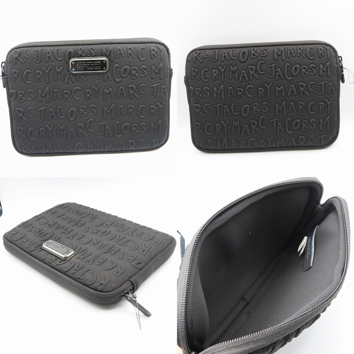 実際に弊社で買取させて頂いた【未使用】MARC BY MARC JACOBS/マークバイマークジェイコブス ミニクラッチ/ポーチ M0002302/M0003463 2点セットの画像 4枚目