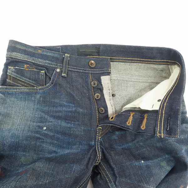 実際に弊社で買取させて頂いたDIESEL BLACK GOLD/ディーゼル ブラック ゴールド ボタンフライ デニムパンツ size：28の画像 2枚目