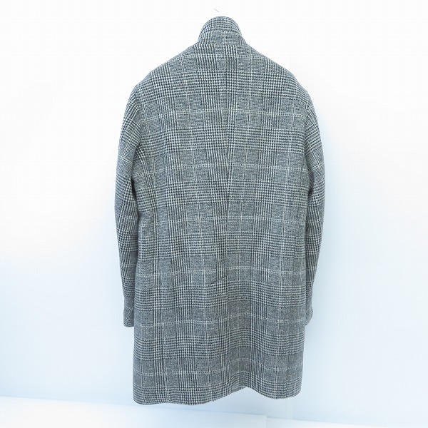 実際に弊社で買取させて頂いた【未使用】417 by EDIFICE/エディフィス ウール Cashmere blended/カシミヤブレンド メルトン チェスターコート /size：Sの画像 1枚目