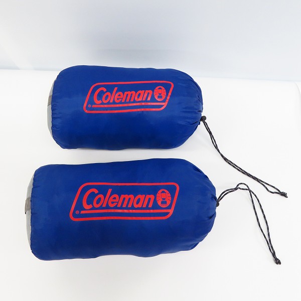 実際に弊社で買取させて頂いたColeman/コールマン school mummy 12/スクールマミー12 寝袋 ブルー 170S0116J 2点セットの画像 6枚目