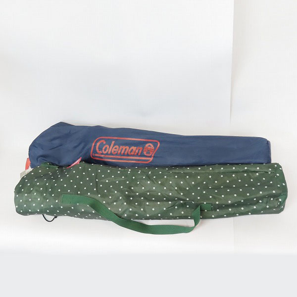 実際に弊社で買取させて頂いたColeman/コールマン リゾートチェア グリーンドット 2000026735/アームチェア 2000026731 2点セットの画像 8枚目