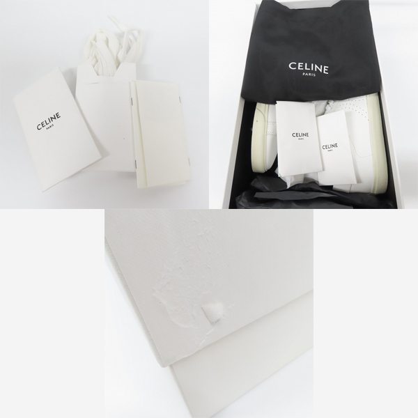 実際に弊社で買取させて頂いたCELINE/セリーヌ トリオンフ ローカットスニーカー 300B67/37の画像 8枚目