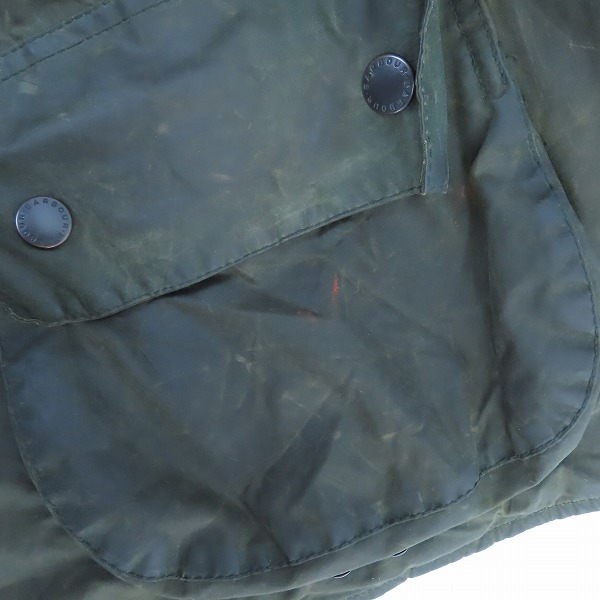 実際に弊社で買取させて頂いたBarbour/バブアー 90s BEAUFORT JACKET ビューフォート オイルドジャケット C44/112CMの画像 5枚目