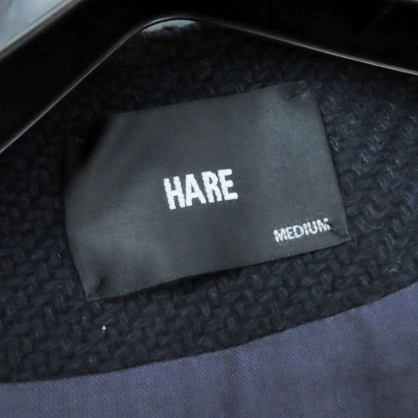 実際に弊社で買取させて頂いたHARE/ハレ ノーカラーライダース HA030031N9/Mの画像 2枚目