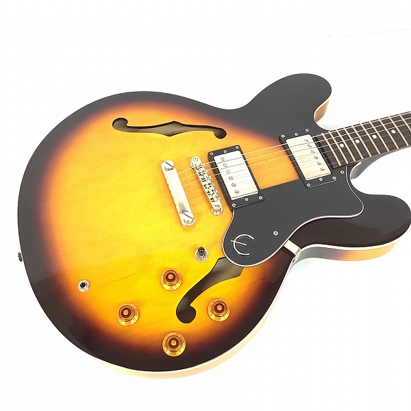 実際に弊社で買取させて頂いた★Epiphone/エピフォン DOT/VS セミアコ エレキギター 動作確認済みの画像 4枚目