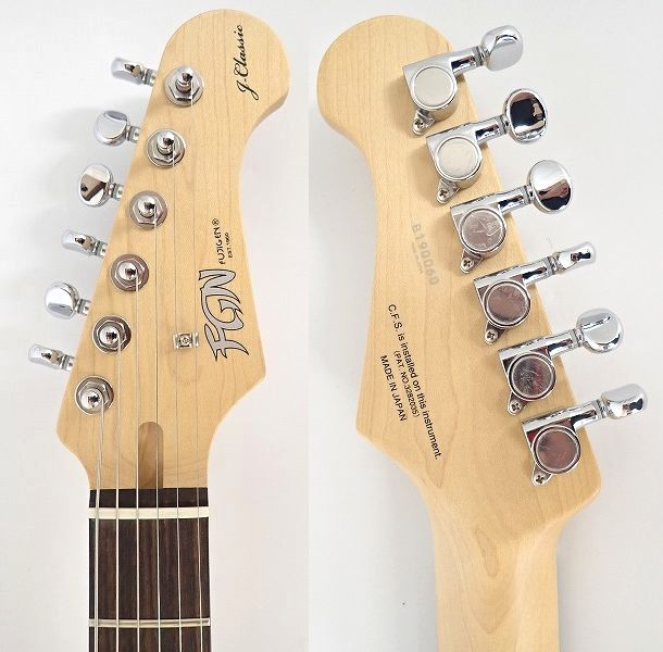 実際に弊社で買取させて頂いた★FGN FUJIGEN/フジゲン J-Classic JST-6R CAR ストラトキャスターTypeの画像 3枚目