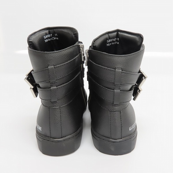 実際に弊社で買取させて頂いたBUFFALO BOBS/バッファローボブズ ハイカット スニーカー ブラック SAB8747/41の画像 1枚目