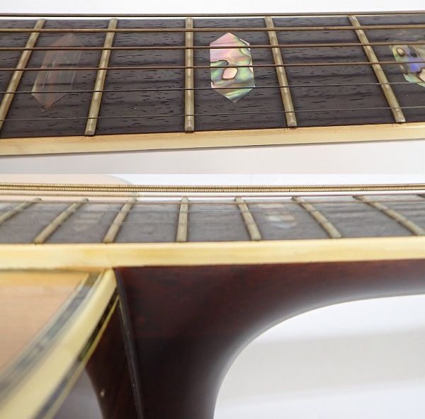 実際に弊社で買取させて頂いた★Mountain/マウンテン W-500D  アコースティックギター/アコギ ジャパンビンテージ ギグケース付の画像 3枚目