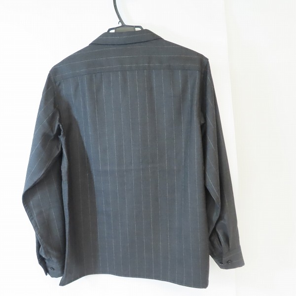 実際に弊社で買取させて頂いたCALEE/キャリー 長袖ストライプシャツ/Lの画像 1枚目