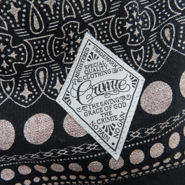 実際に弊社で買取させて頂いたTHE CRIMIE/クライミー コットン カーディガン/size：Sの画像 5枚目