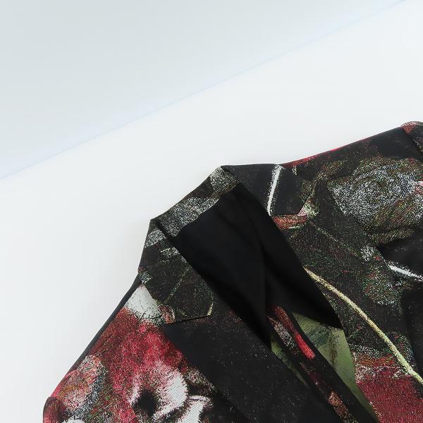 実際に弊社で買取させて頂いたDIET BUTCHER SLIM SKIN/ダイエットブッチャースリムスキン 10ss THRON フローラル テーラードジャケット/2の画像 5枚目