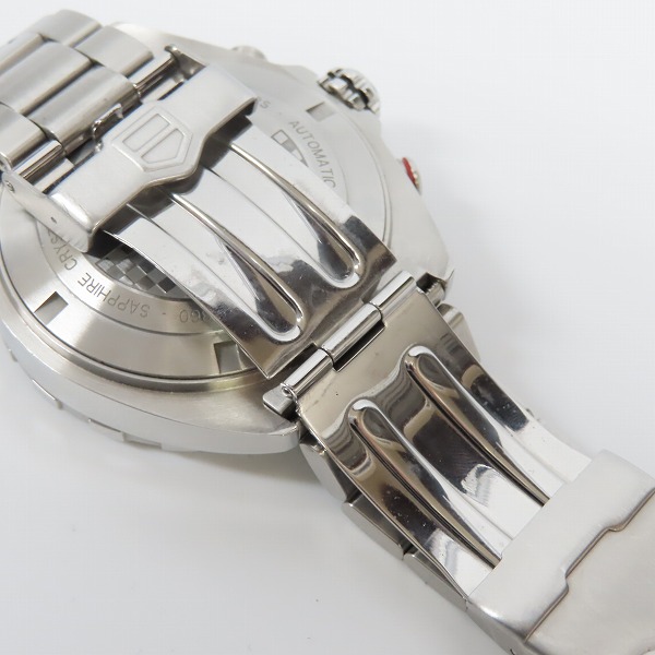 実際に弊社で買取させて頂いたTAG HEUER/タグホイヤー フォーミュラ1 クロノグラフ CAZ2015-0の画像 6枚目