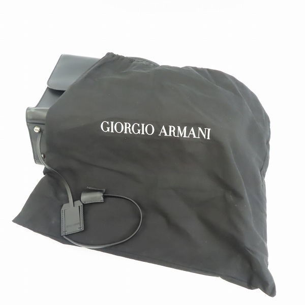 実際に弊社で買取させて頂いたGIORGIO ARMANI/ジョルジオアルマーニ スティングレイ/レザー切り替え ブリーフケース/ビジネスバッグの画像 7枚目