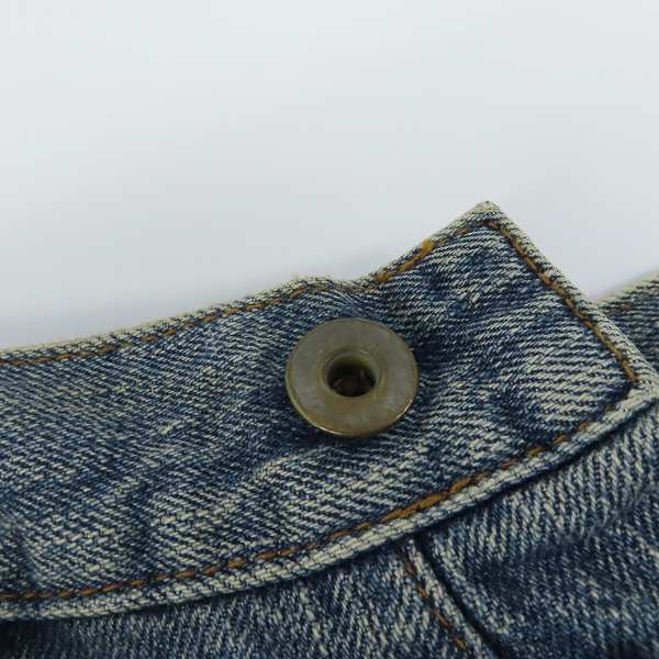 実際に弊社で買取させて頂いたIF SIX WAS NINE/イフシックスワズナイン ピアスデニム ハーフパンツ MUD MAX BEAR/1/2/351DK 28の画像 5枚目