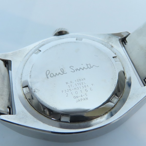 実際に弊社で買取させて頂いたPaul Smith/ポールスミス クォーツ 腕時計  F325-H31381 【動作未確認】の画像 4枚目