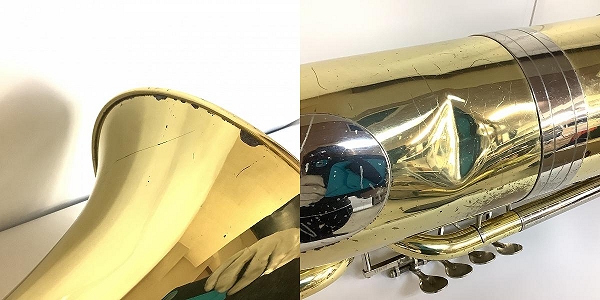 実際に弊社で買取させて頂いた★YAMAHA/ヤマハ  YBB-641II チューバ 4ロータリー ハードケース付きの画像 8枚目