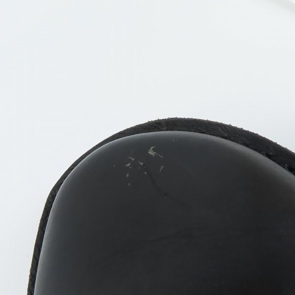 実際に弊社で買取させて頂いたtrippen/トリッペン サイドゴア レザー スリッポン ブラック 9604/40の画像 6枚目