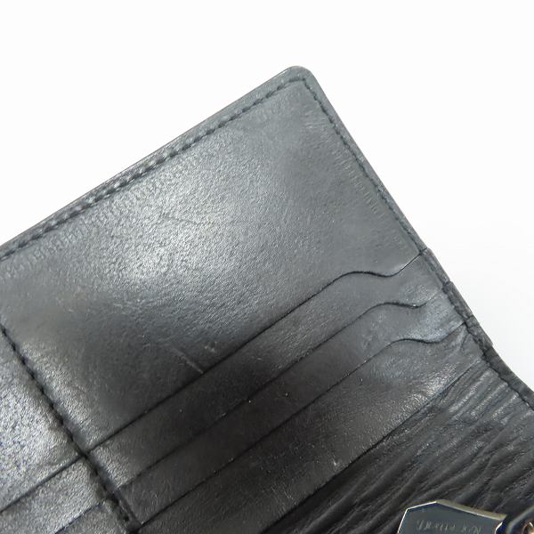 実際に弊社で買取させて頂いたDEAL DESIGN/ディールデザイン パイソンレザーコンビ ウォレットｗ/ダガー＆ライオンウォレットハンガーの画像 7枚目