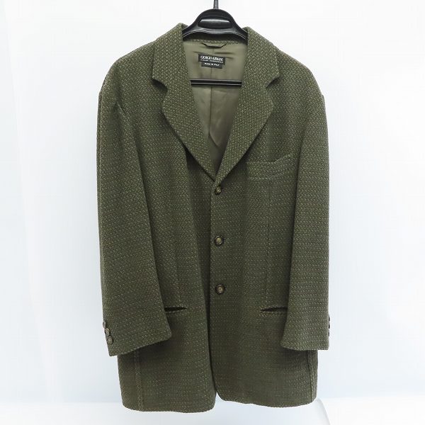 実際に弊社で買取させて頂いたGIORGIO ARMANI/ジョルジオアルマーニ ウール テーラードジャケット/48