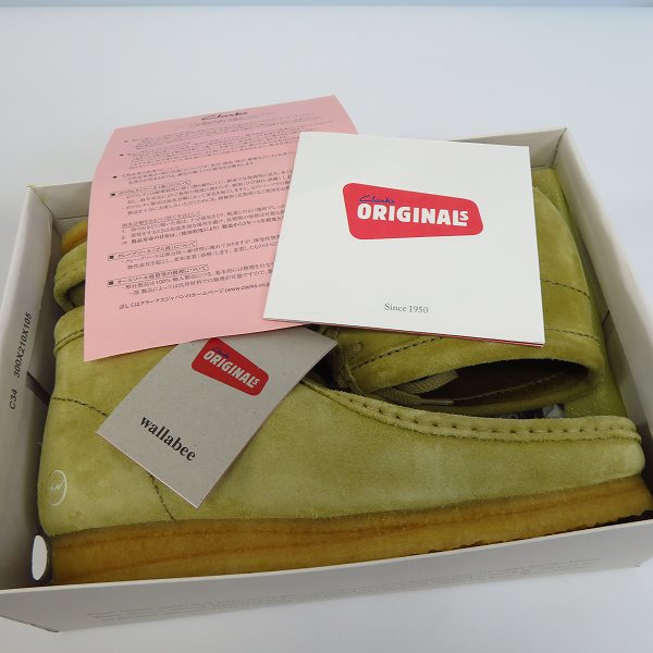 実際に弊社で買取させて頂いた【未使用】ユニフォームエクスペリメント×クラークス ワラビーブーツ ベージュ系 UE-120117/8.5Gの画像 8枚目