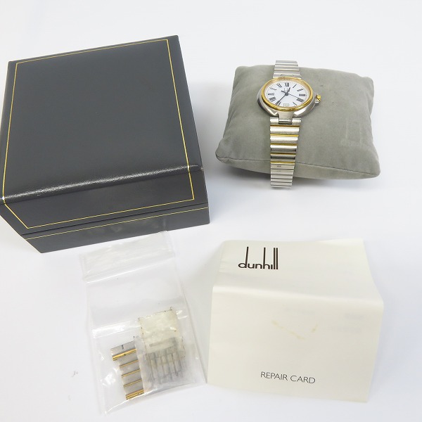 実際に弊社で買取させて頂いたDunhill/ダンヒル ミレニアム クオーツ腕時計【動作未確認】の画像 5枚目