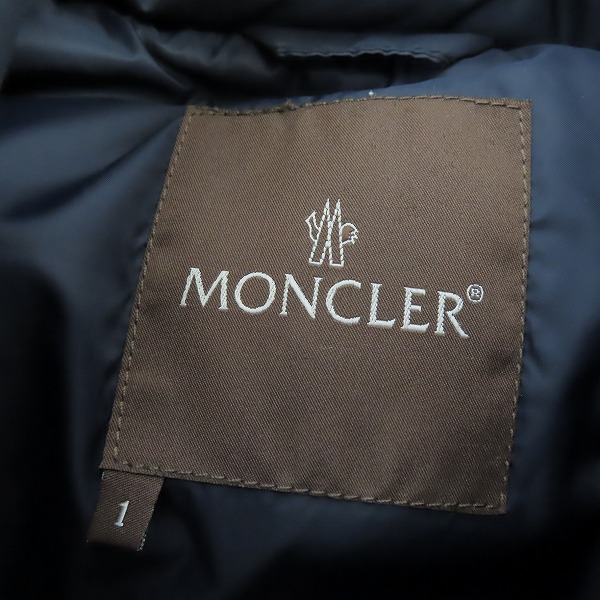JPタグ】MONCLER/モンクレール ダウンジャケット 茶タグ ネイビー 
