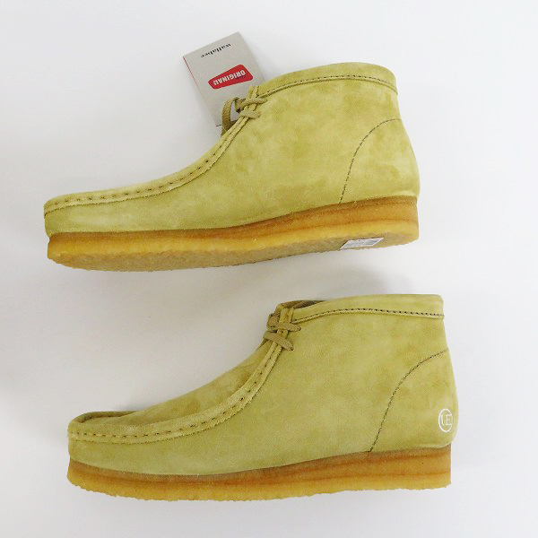 実際に弊社で買取させて頂いた【未使用】ユニフォームエクスペリメント×クラークス ワラビーブーツ ベージュ系 UE-120117/8.5Gの画像 3枚目