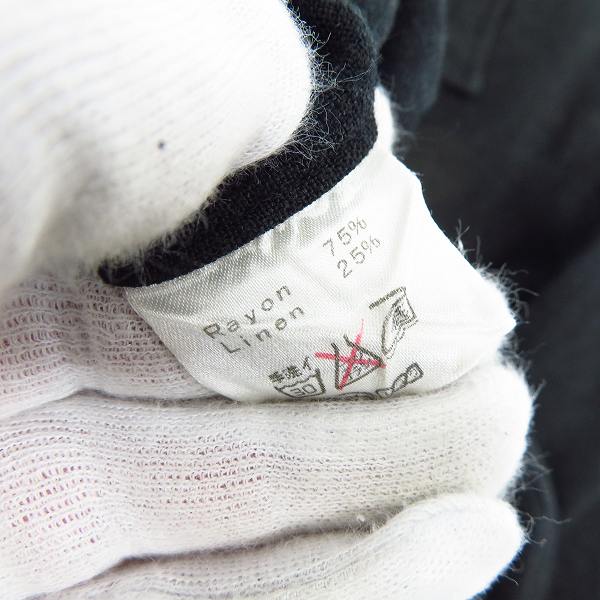 実際に弊社で買取させて頂いたCALEE/キャリー RAYON / LINEN BOWLING SHIRTS 刺繍ボーリングシャツ XLの画像 3枚目