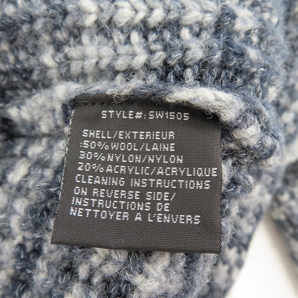 実際に弊社で買取させて頂いたSCHOTT BROS/ショットブロス ショールカラー ニットカーディガン/size：Lの画像 3枚目