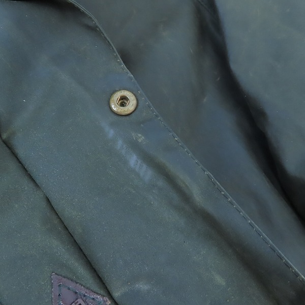 実際に弊社で買取させて頂いたBarbour/バブアー 90s BEAUFORT JACKET ビューフォート オイルドジャケット C44/112CMの画像 7枚目