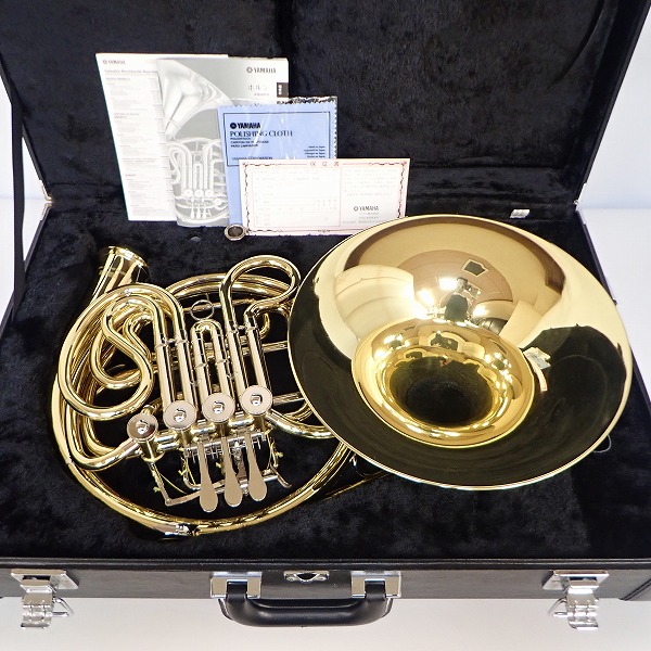 実際に弊社で買取させて頂いた★【難有り】YAMAHA/ヤマハ YHR-567D/YHR567D フルダブルホルン/フレンチホルン ハードケース付 