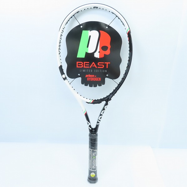 実際に弊社で買取させて頂いた【未使用】Prince×HYDROGEN/プリンス×ハイドロゲン BEAST 100 (300) HYDROGEN テニスラケット 7TJ141の画像 1枚目
