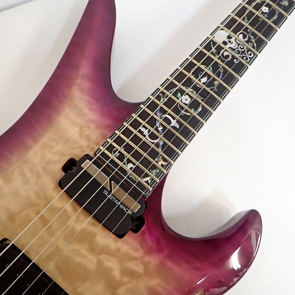 実際に弊社で買取させて頂いた★【美品】SCHECTER/シェクター Nikki Stringfield A-6 FR S Maiden Mist/ニッキー ストリングフィールド モデルの画像 5枚目