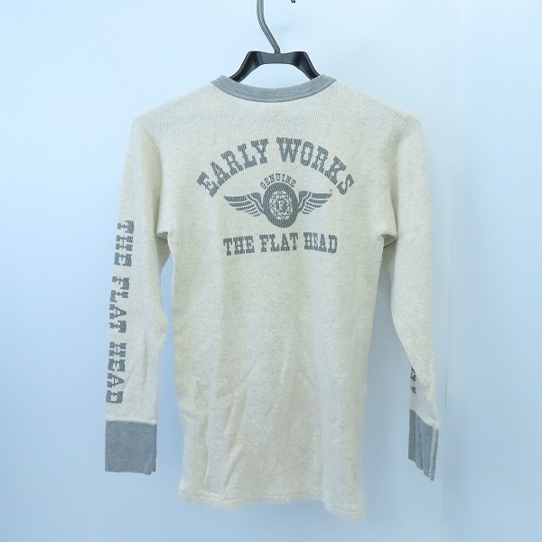 実際に弊社で買取させて頂いた【未使用】FLAT HEAD/フラットヘッド サーマル プリント 長袖Tシャツ/ロンT 38の画像 1枚目