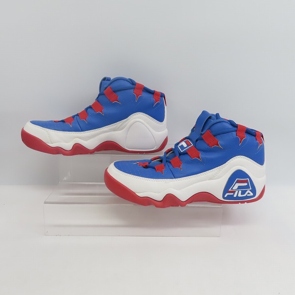 実際に弊社で買取させて頂いたFILA/フィラ Grant Hil 95 BLUE/RED/WHITE グラントヒル 1VB90072-429/US9の画像 3枚目