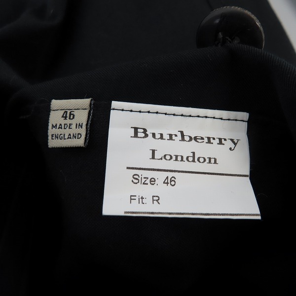実際に弊社で買取させて頂いたBURBERRY LONDON/バーバリーロンドン 裏地チェック ライナー付き ステンカラーコート/46の画像 3枚目