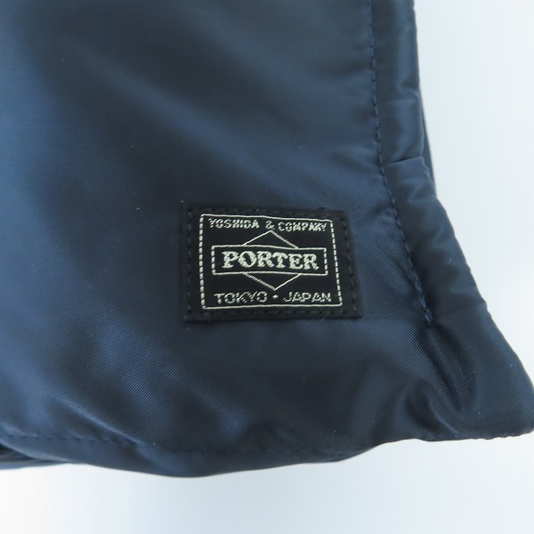 実際に弊社で買取させて頂いた【未使用】HEAD PORTER/ヘッドポーター TANKER/タンカー トートバッグ ネイビーの画像 3枚目