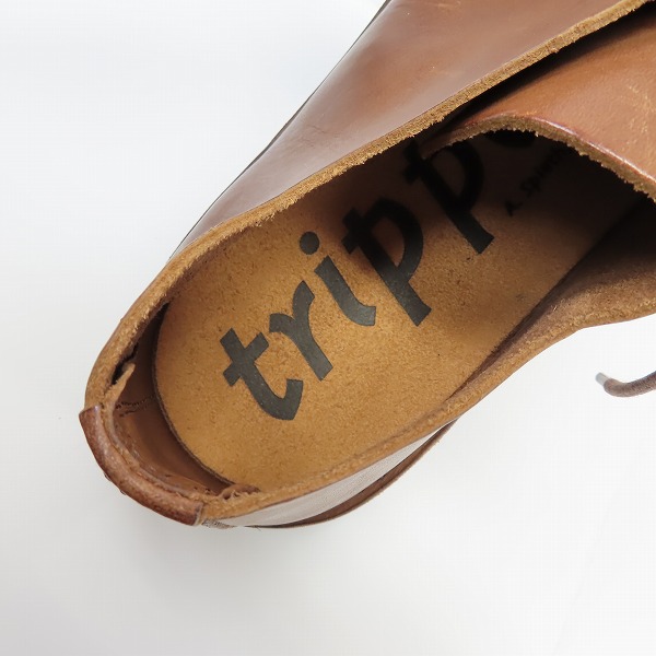 実際に弊社で買取させて頂いたtrippen/トリッペン レザーシューズ ブラウン系/40の画像 4枚目