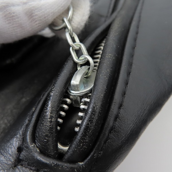 実際に弊社で買取させて頂いたSchott/ショット パーフェクト 618 レザーダブルライダース/36の画像 6枚目