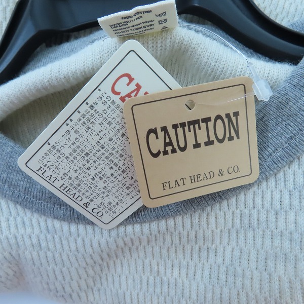 実際に弊社で買取させて頂いた【未使用】FLAT HEAD/フラットヘッド サーマル プリント 長袖Tシャツ/ロンT 38の画像 4枚目
