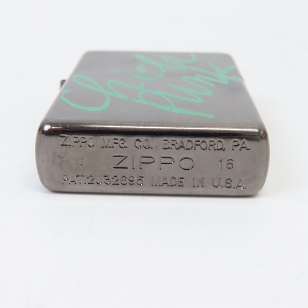 実際に弊社で買取させて頂いたZippo/ジッポー Marlboro/マルボロ DIET BUTCHER SLIM SKIN/ダイエットブッチャースリムスキン 「chick punk」2016年製の画像 4枚目