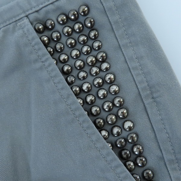 実際に弊社で買取させて頂いたuniform experiment/ユニフォームエクスペリメント スタッズ ハーフパンツ/2の画像 6枚目
