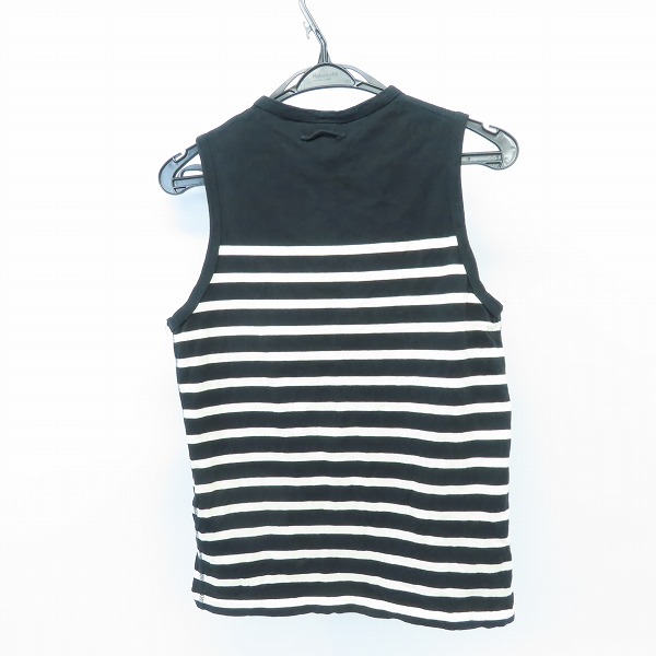 実際に弊社で買取させて頂いたJEAN PAUL GAULTIER HOMME/ジャンポールゴルチェオム ボーダー ノースリーブカットソー/48の画像 1枚目