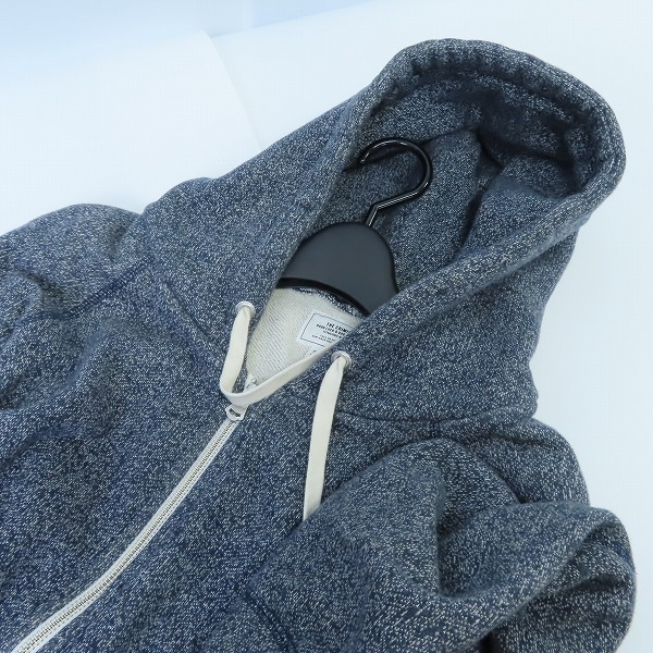 実際に弊社で買取させて頂いたTHE CRIMIE/クライミー MOKU TSURIURAKE ZIP HOOD PARKA ジップパーカー C1K1-SW06/Lの画像 6枚目